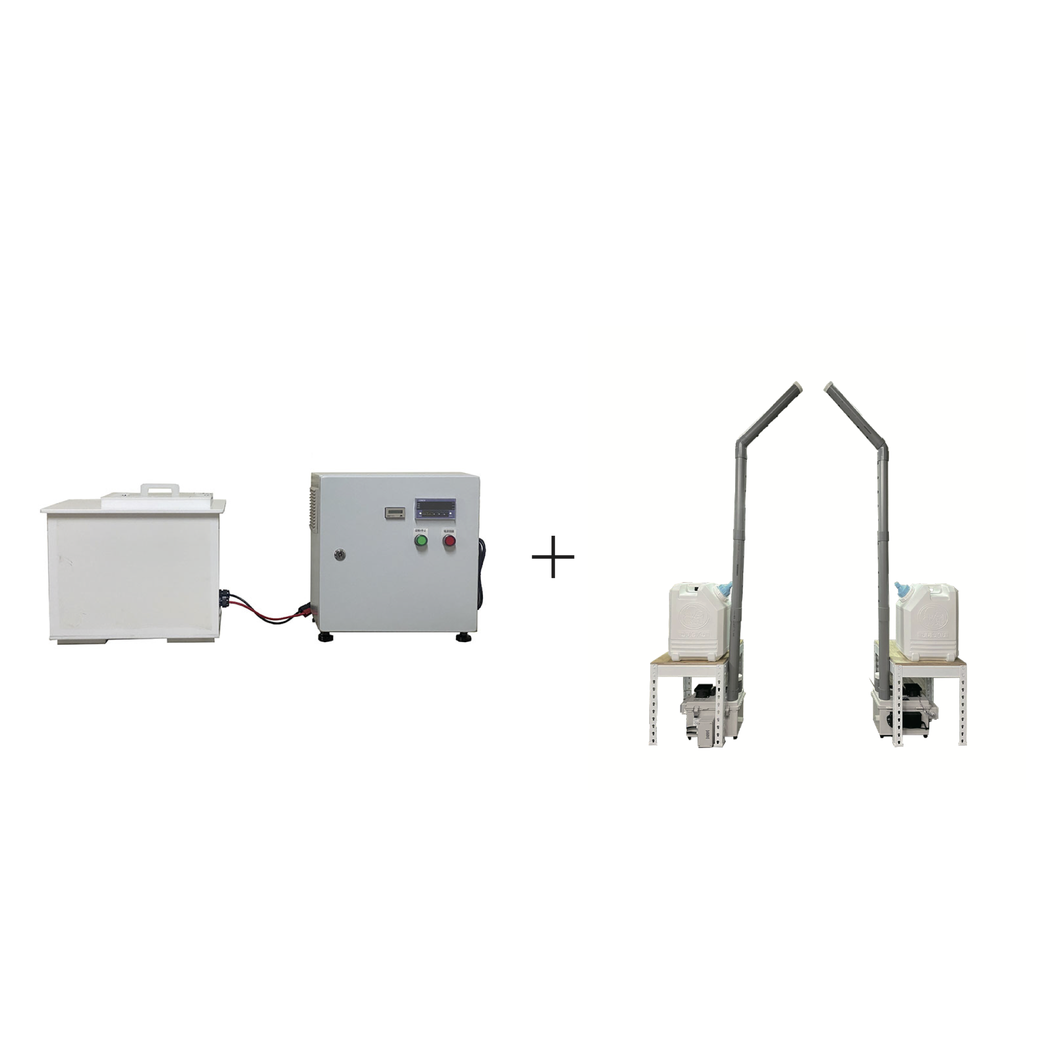 次氯酸水製造機 ＋ 檢疫防疫門